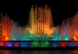 Das spektakuläre Wasserspiel in Barcelona wird Sie beeindrucken.