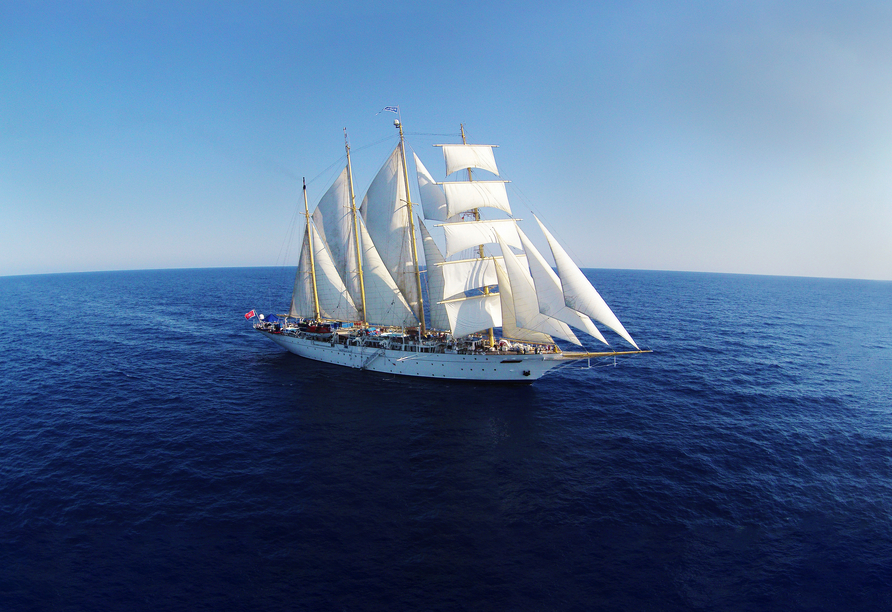 Außenansicht der Star Clipper