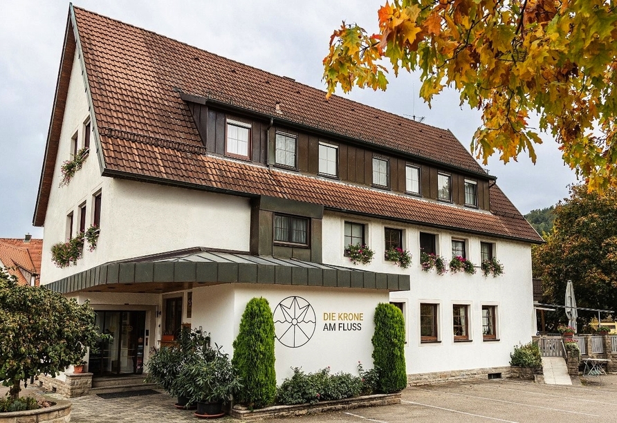 Herzlich willkommen im Hotel Die Krone am Fluss!