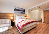 Beispiel eines Doppelzimmers Rubin im Hotel Alpenkönigin in See