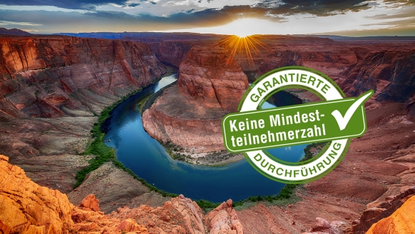 Der Horseshoe Bend ist ein absolutes Highlight Ihrer Rundreise!