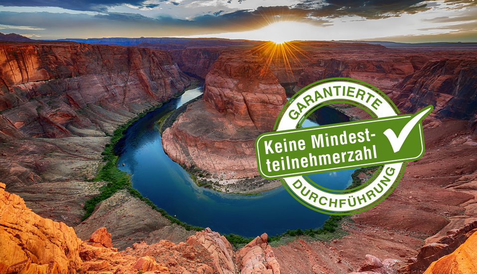 Der Horseshoe Bend ist ein absolutes Highlight Ihrer Rundreise!