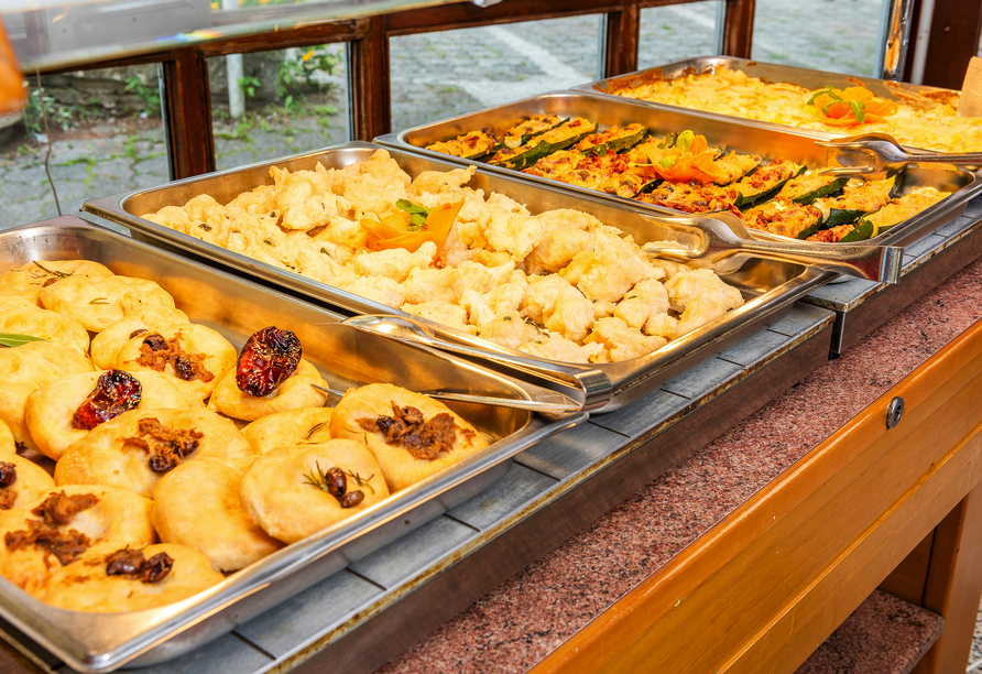 Buffet im Hotel Marco Polo Garda