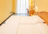 Beispiel für ein Doppelzimmer im Hotel Marco Polo in Garda
