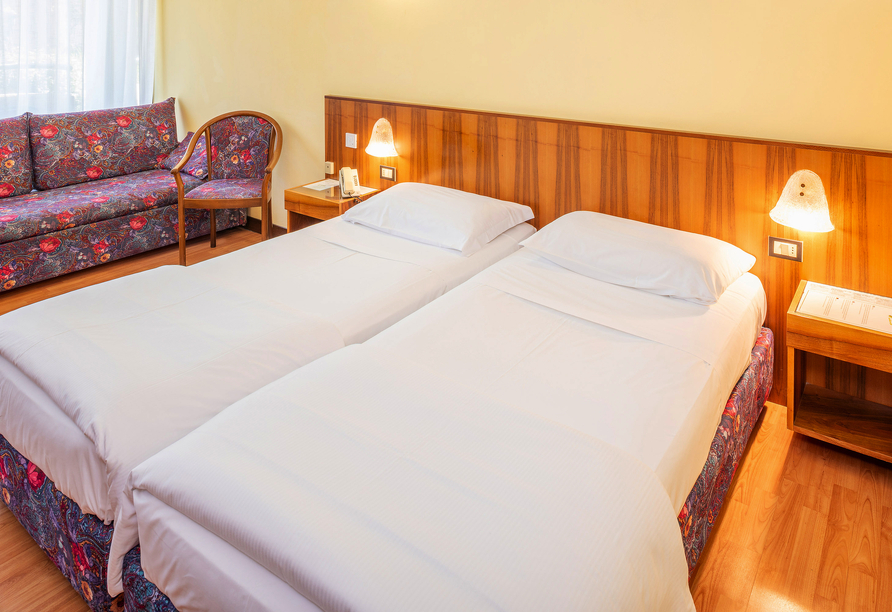 Beispiel für ein Doppelzimmer im Park Hotel Oasi