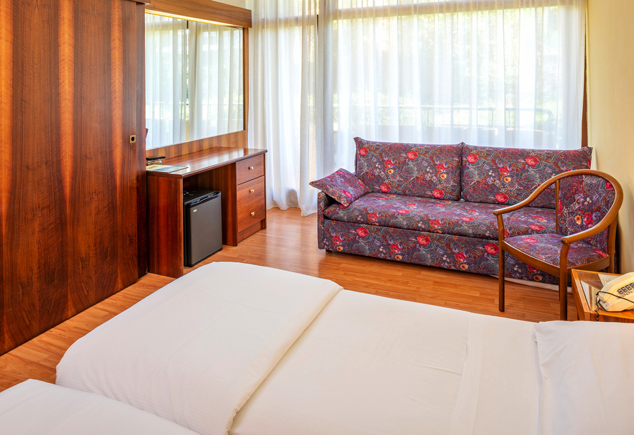 Beispiel für ein Doppelzimmer im Park Hotel Oasi