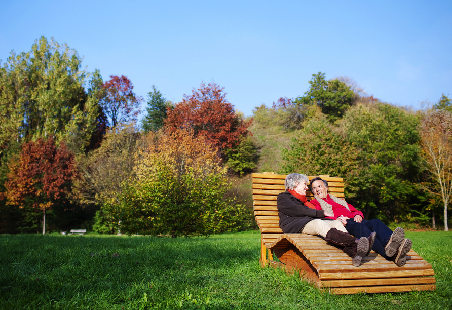 Entdecken Sie die malerische Natur auf zahlreichen Rad- und Wanderwegen.