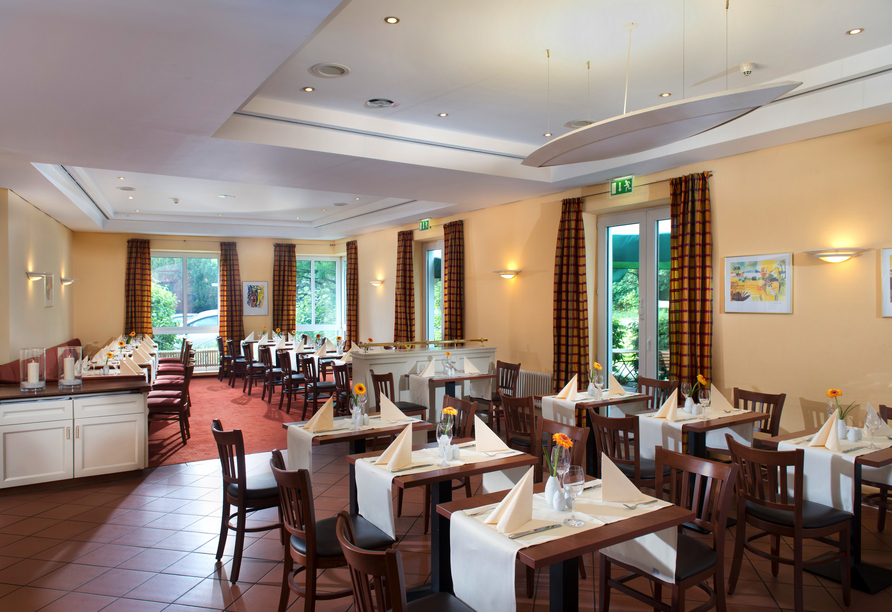 Frühstücksraum im Wyndham Garden Potsdam