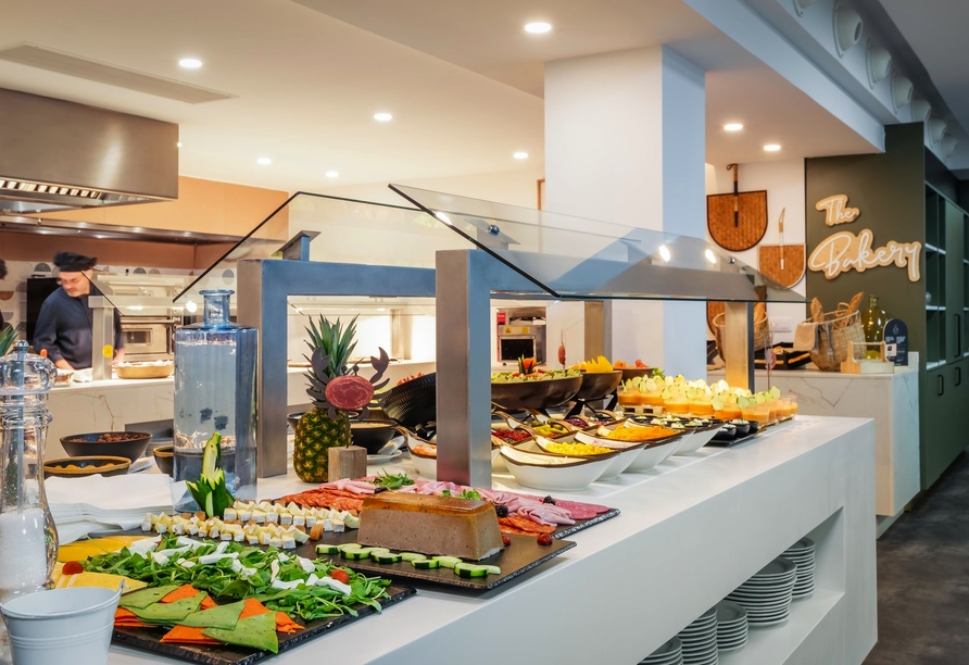 Buffet im Restaurant