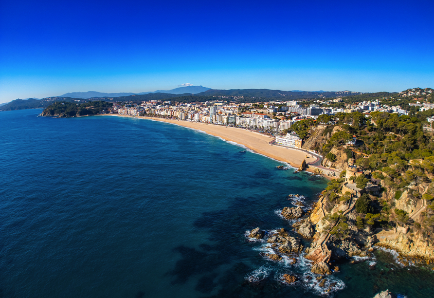Traumhafter Ausblick auf Lloret de Mar