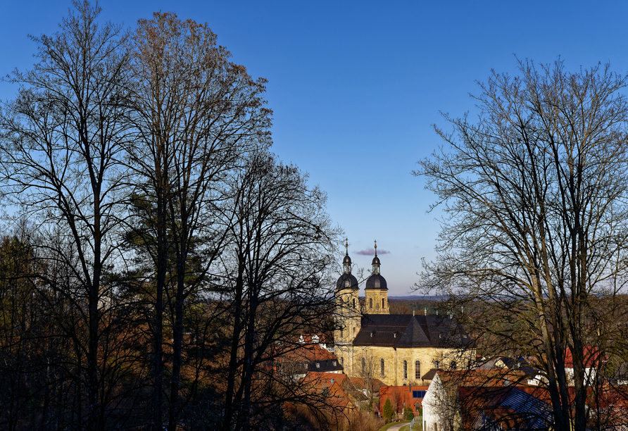 Blick auf die Basilika in Gößweinstein