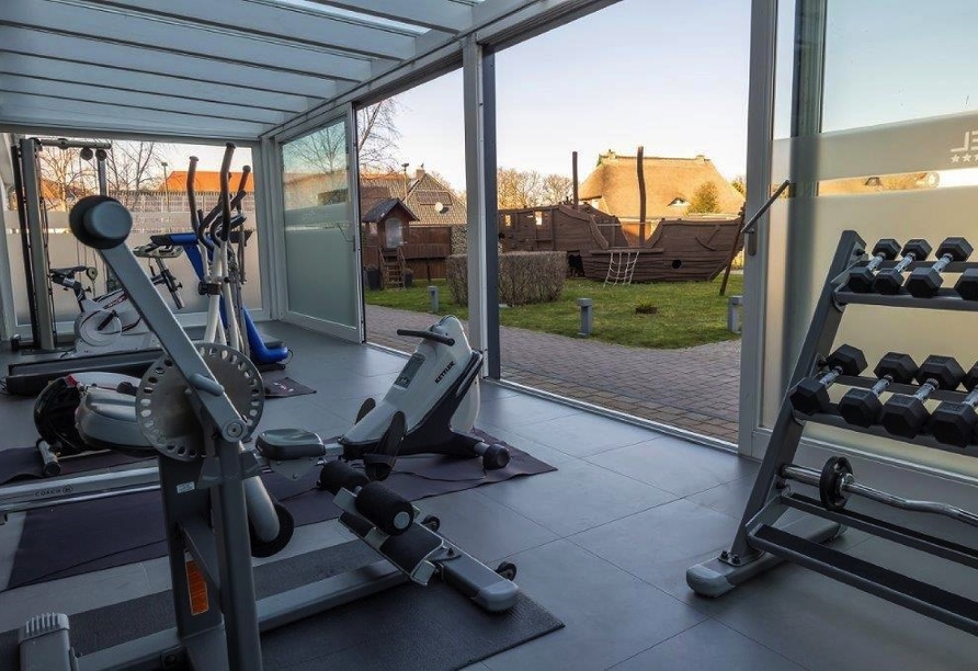 Für den sportlichen Ausgleich steht im Hotel ein Fitnessstudio zur Verfügung.