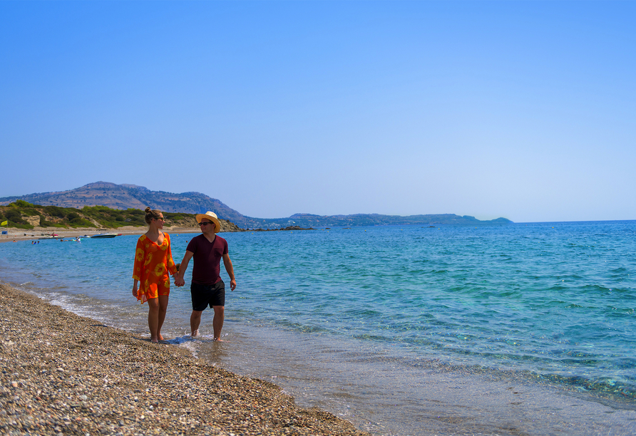 Genießen Sie die Zeit am Strand mit Ihrem Lieblingsmenschen.