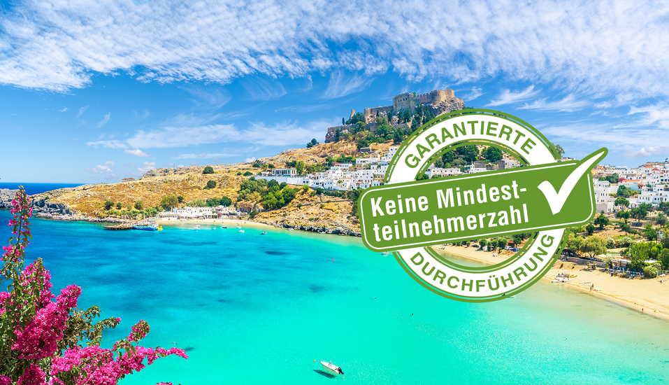 Willkommen auf Rhodos! Freuen Sie sich auf eine abwechslungsreiche Reise!