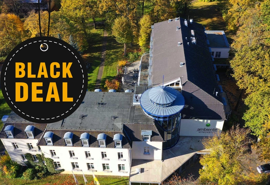 Luftansicht des Hotels