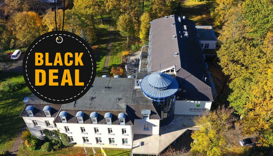 Luftansicht des Hotels