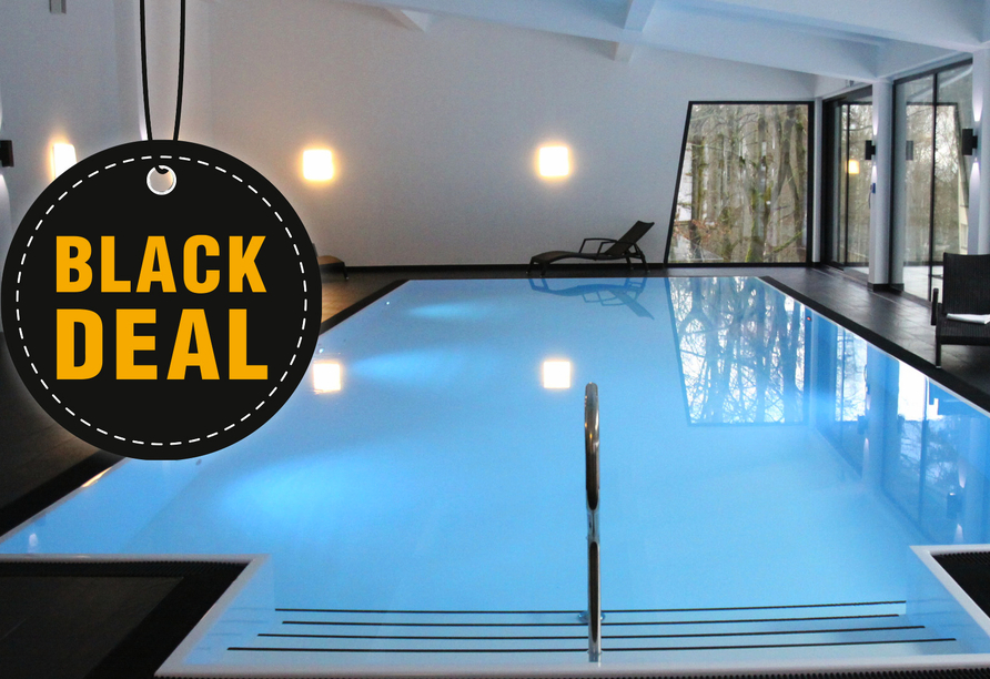 Im Hallenbad können Sie die Seele baumeln lassen.