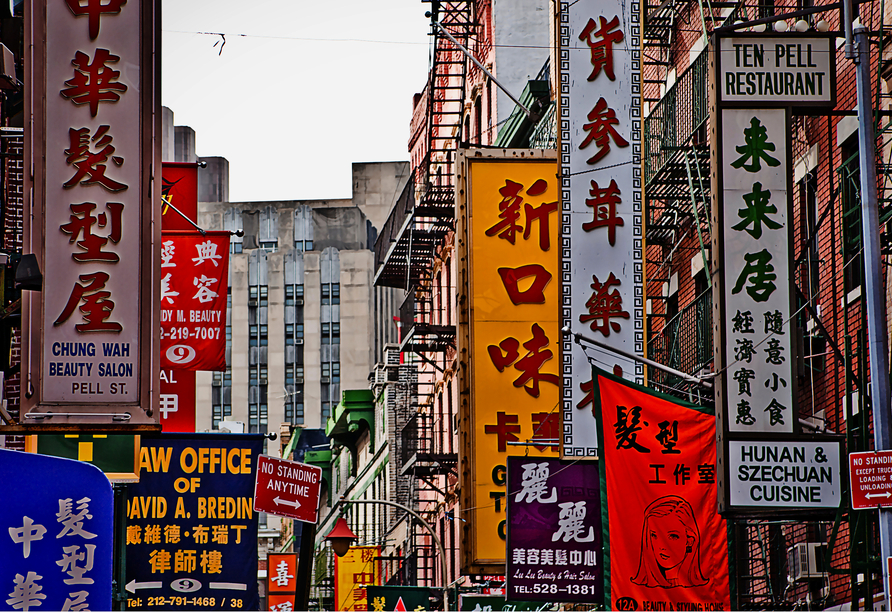 Zwischen Straßenküche und Tradition – Viertel wie Chinatown machen New York einzigartig.