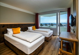 Beispiel eines Twinbettzimmers Seeseite