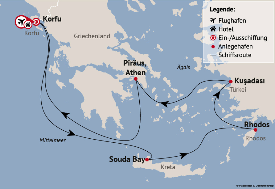 Ihre Reiseroute am 09.05.26