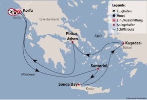 Ihre Reiseroute am 19.09. & 10.10.26
