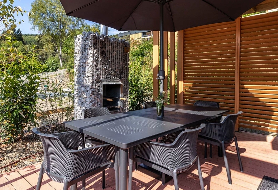 Beispiel der Terrasse in Ihrem Cottage