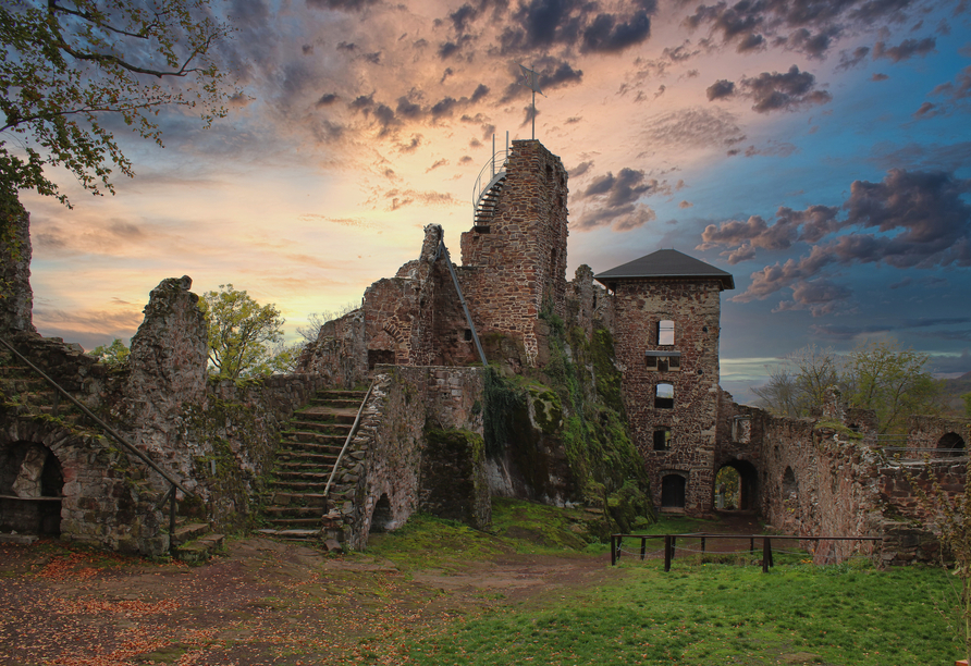 Die Burgruine Hohnstein bei Neustadt im Harz ist ein beeindruckendes Ausflugsziel.