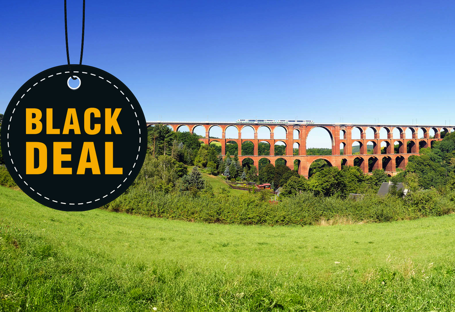 Besuchen Sie das imposante Ausflugsziel Göltzschtalbrücke.