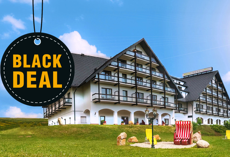 Willkommen im Hotel Alpina Lodge Oberwiesenthal, wo Sie viel Erholung und Abenteuer zugleich erwarten. 