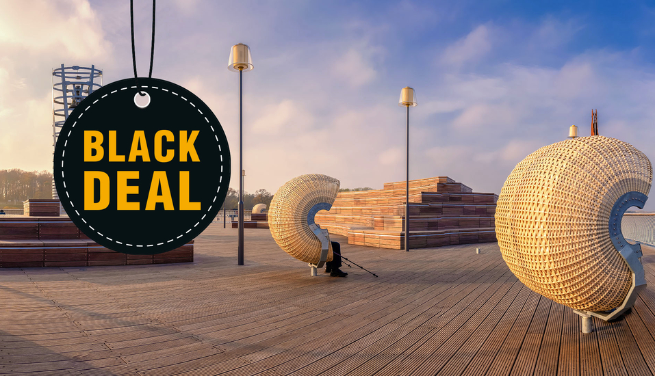 Flanieren Sie entlang der neuen Seebrücke von Koserow.