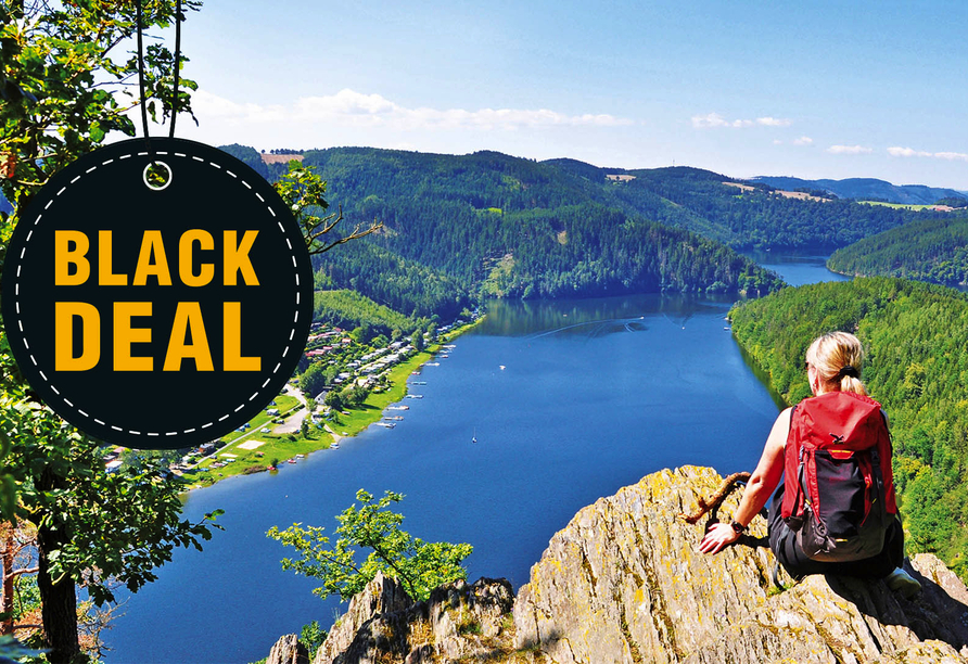 Genießen auch Sie den einmaligen Ausblick auf die Saale!