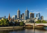 Melbourne begeistert mit einer einzigartigen Skyline.