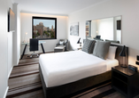 Beispiel eines Doppelzimmers im Mercure Hotel Sydney