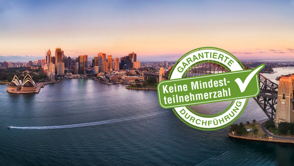 Willkommen in Australien! Freuen Sie sich auf eine unvergessliche Rundreise.