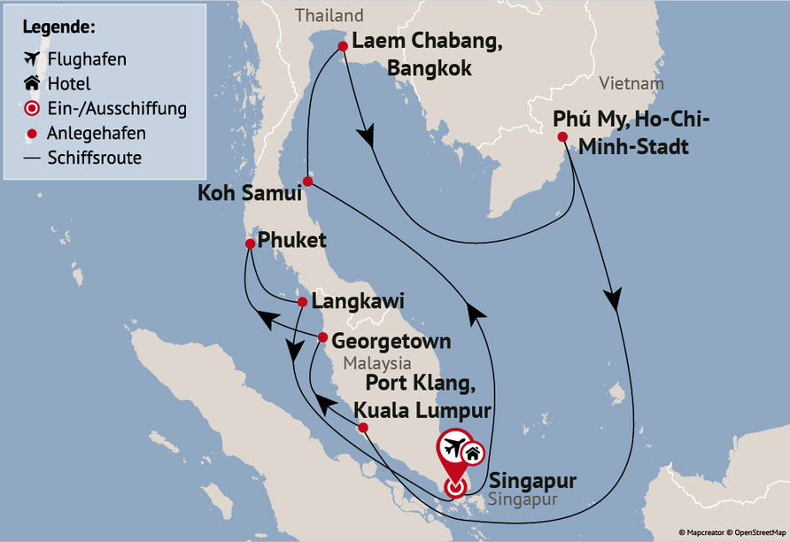 Ihre Reiseroute am 02.01.27