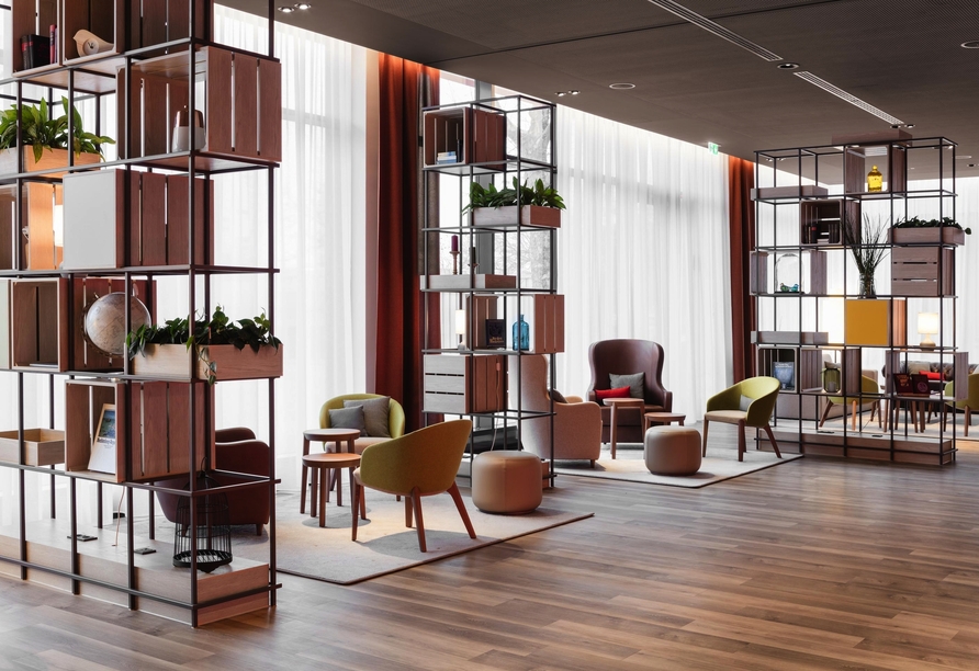 Lobby im IntercityHotel Braunschweig