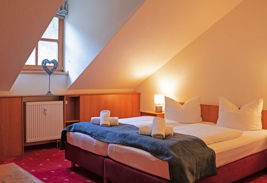 Beispiel eines Doppelzimmers Komfort