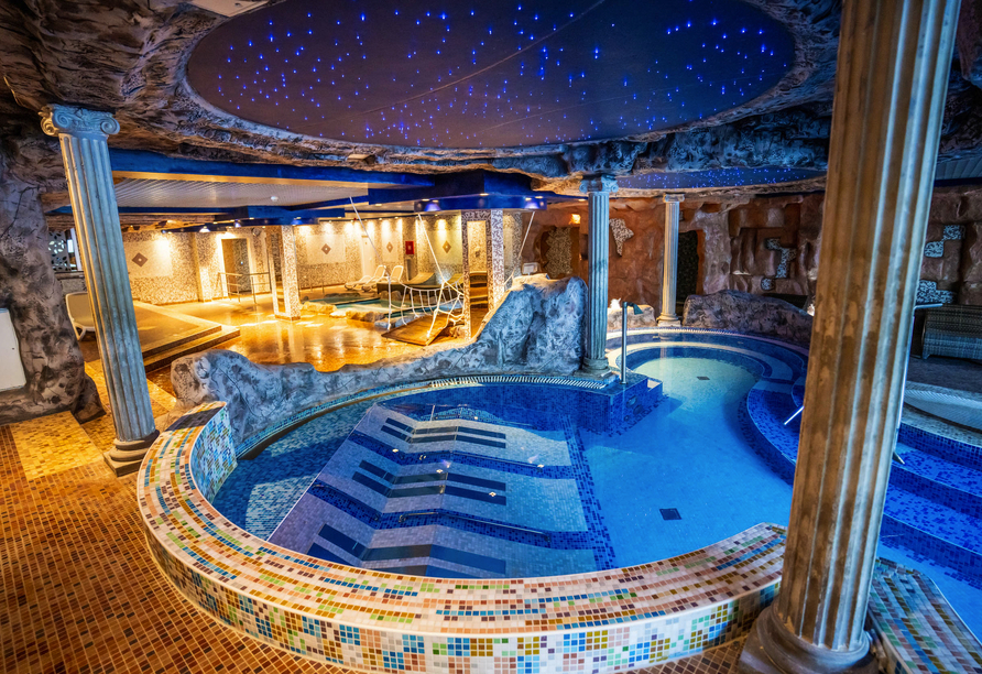 Die Poollandschaft lässt keine Wünsche offen.