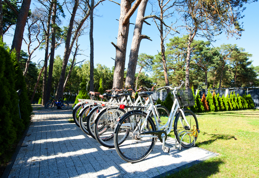 Radfahren an der Ostsee ist ein Muss - nutzen Sie die Gelegenheit.