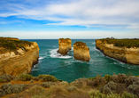 Die Great Ocean Road hält viele Highlights bereit, wie zum Beispiel der Loch Ard Gorge.