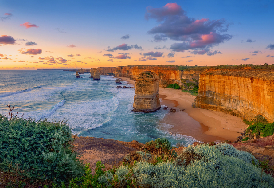Die 12 Aposteln sind ein weiteres Highlight auf Ihrem Weg nach Melbourne.