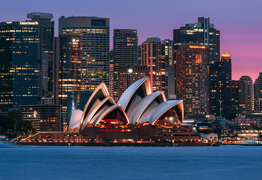 Sydney begeistert mit einer atemberaubenden Skyline.