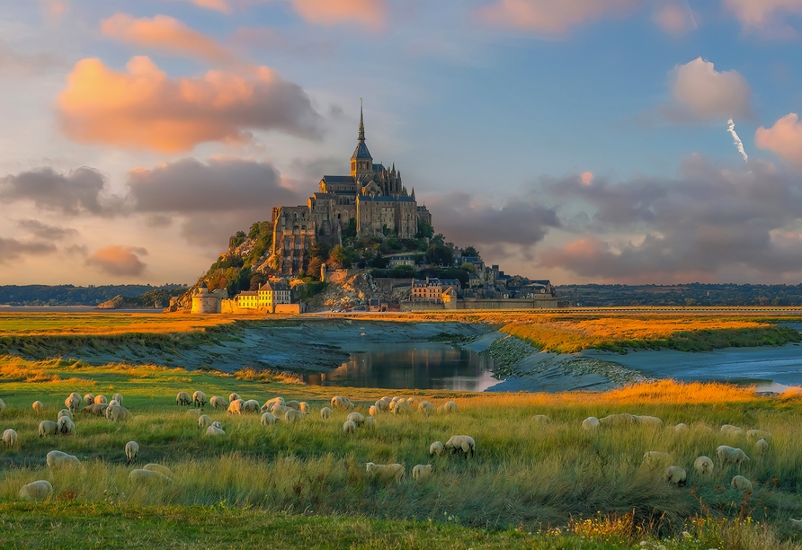 Mont Saint-Michel begeistert mit einem einzigartigem Panorama!