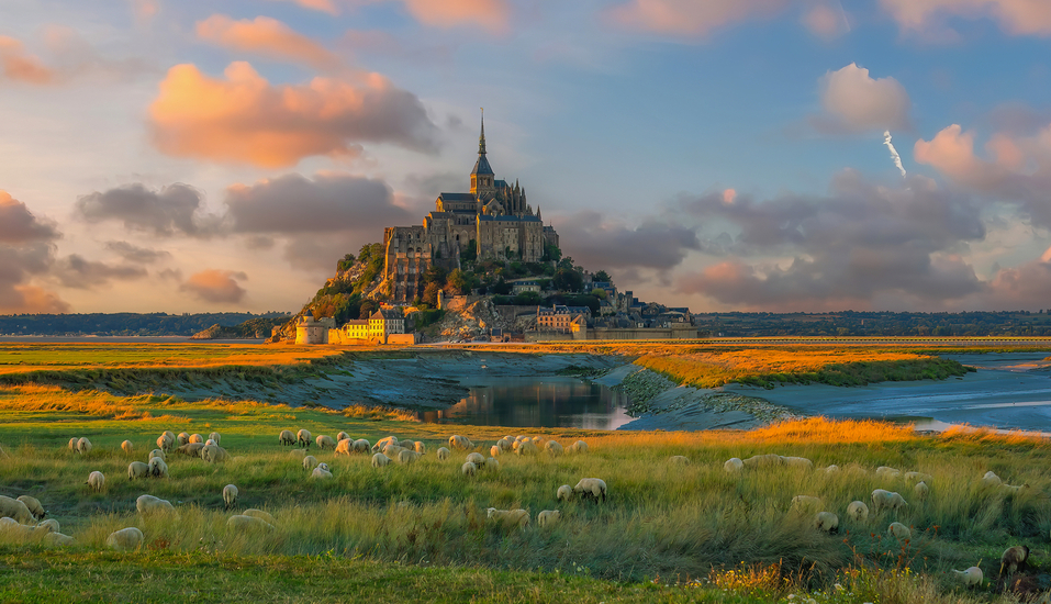 Mont Saint-Michel begeistert mit einem einzigartigem Panorama!