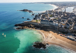 Lassen Sie sich vom wundervollen Ausblick auf Saint Malo verzaubern.