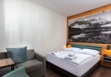 Beispiel eines Doppelzimmer Standard im Mercure Hotel Garmisch-Partenkirchen