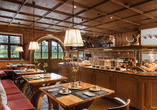 Freuen Sie sich auf ein reichhaltiges Frühstücksbuffet im Mercure Hotel Garmisch-Partenkirchen.
