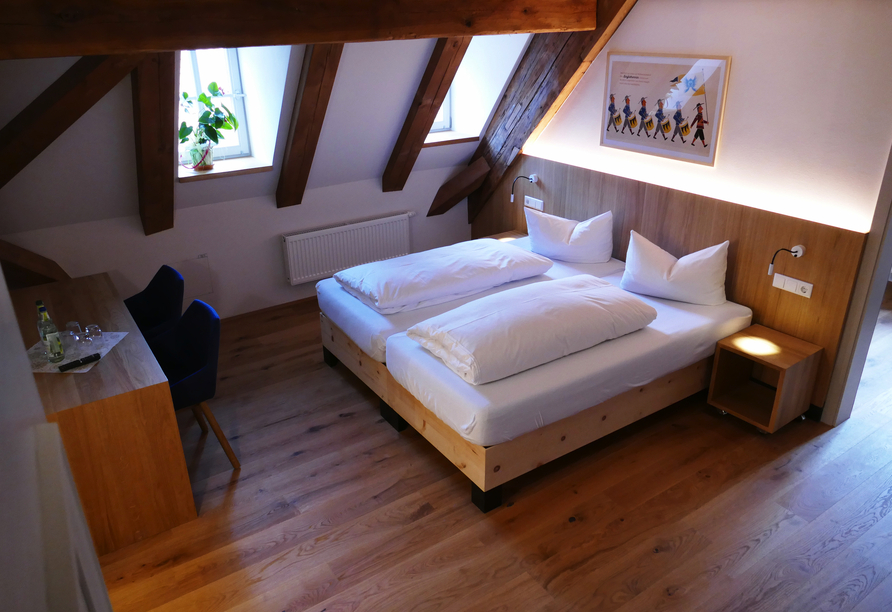 Beispiel eines Doppelzimmers Komfort im Hotel Zum Schwarzen Ross