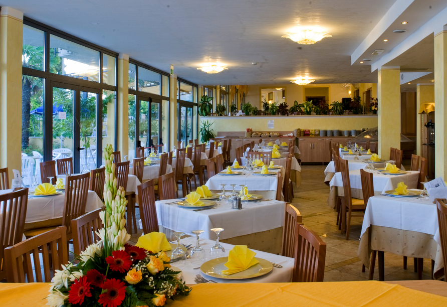 Im Restaurant wird jeder Gang zum kleinen Urlaub für die Sinne.