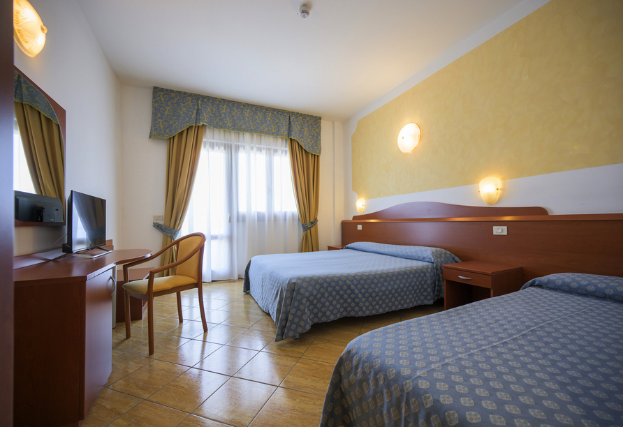 Beispiel Doppelzimmer mit getrennten Betten